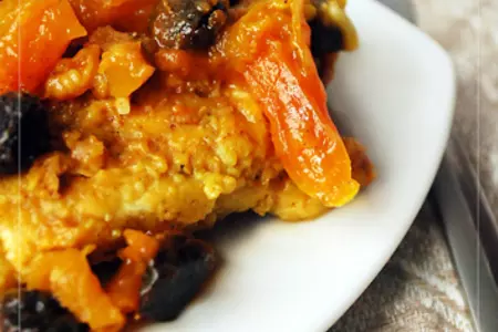 Куриные грудки с курагой и изюмом: шаг 6