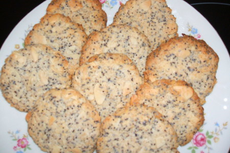 Кокосово-миндальное  печенье с маком постное: шаг 4