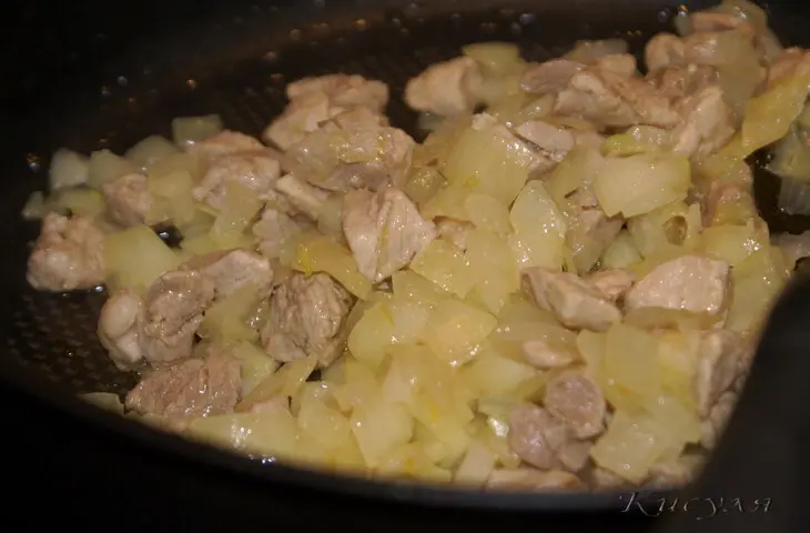 Стручковая фасоль в горшочках: шаг 1