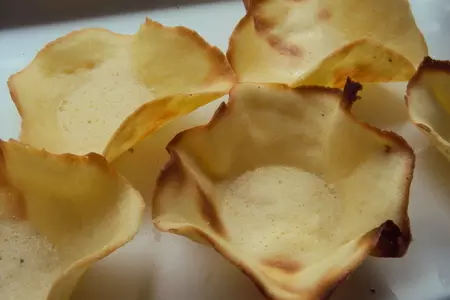 Мороженое с лимонным курдом в хрустящих стаканчиках: шаг 7