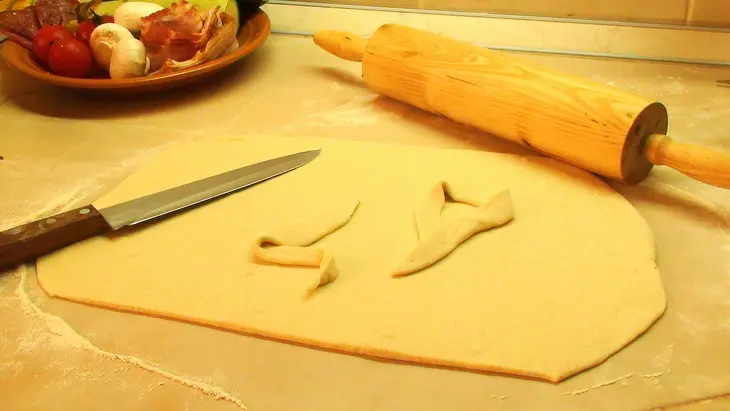Пицца «четыре вкуса» pizza quattro gusti.: шаг 8