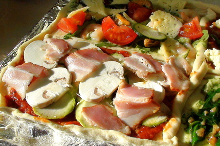 Пицца «четыре вкуса» pizza quattro gusti.: шаг 12