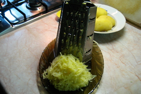 Картофельные оладьи с слабосоленой сёмгой: шаг 3