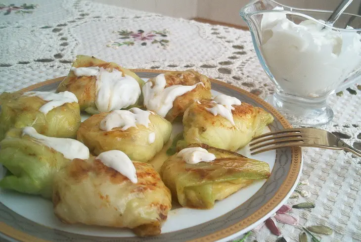 Капустные конвертики: шаг 3