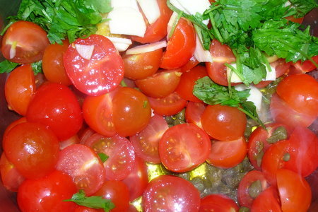 Телятина с помидорами черри: шаг 4
