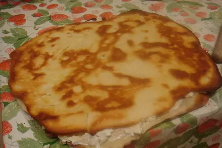 Фокачча с начинкой 4 сыра: шаг 6