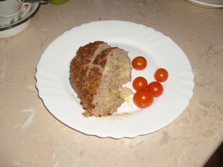 Ароматная мясная булка с молодой капустой: шаг 2