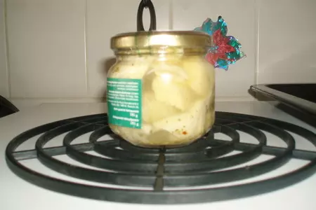 Салат с авокадо и маринованными артишоками: шаг 1