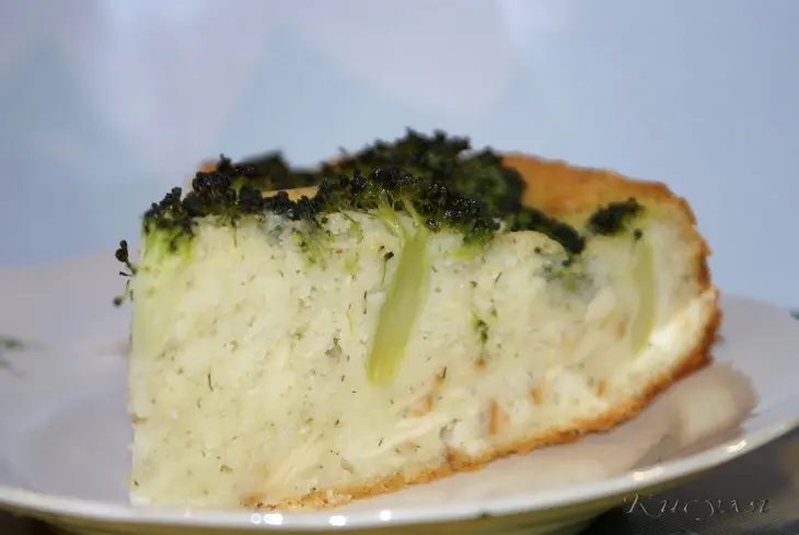 Пирог с брокколи и рисом: шаг 8