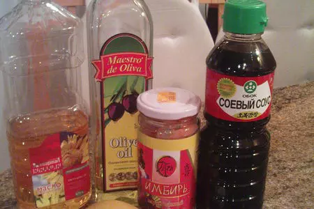 Соус для овощных салатов: шаг 1