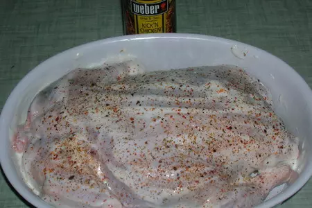 Многочисленная на сайте, но первая для меня - фаршированная курица без костей с начинкой.: шаг 12