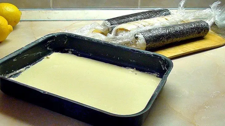 Роллы с копчёным кальмаром: шаг 10