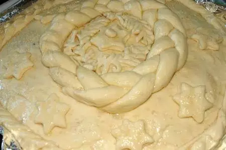 Пирог с курицей и грибами по-уральски: шаг 11