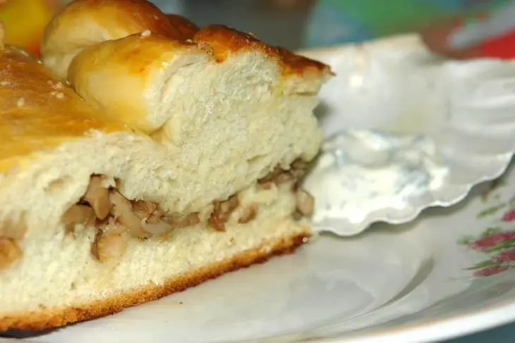 Пирог с курицей и грибами по-уральски: шаг 13
