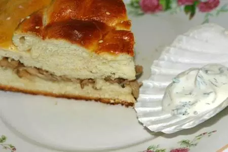 Пирог с курицей и грибами по-уральски: шаг 14
