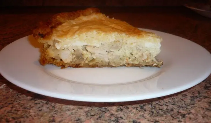 Слоёный пирог с курицей и сыром: шаг 5