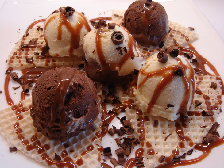 Ванильное и очень шоколадное мороженое:)): шаг 7