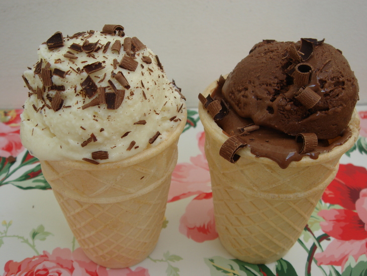 Ванильное и очень шоколадное мороженое:)): шаг 8
