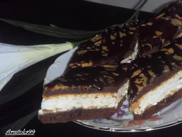Очень вкусный шоколадно-меренговый торт: шаг 5