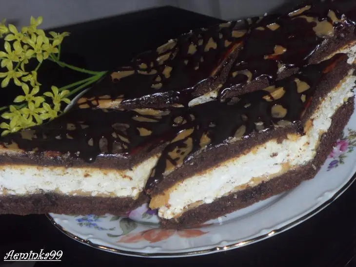Очень вкусный шоколадно-меренговый торт: шаг 6