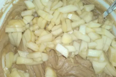 Маффины из коричного теста с грушами под коричной крошкой: шаг 3