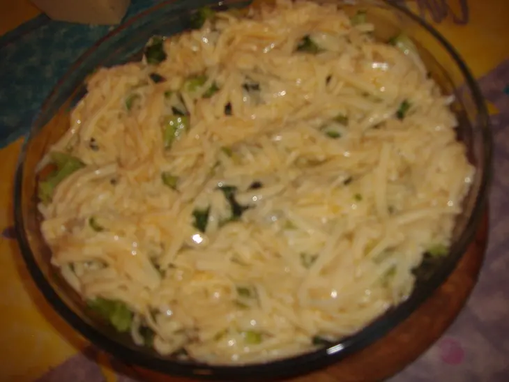 Запеканка из брокколи с чесночным соусом: шаг 4