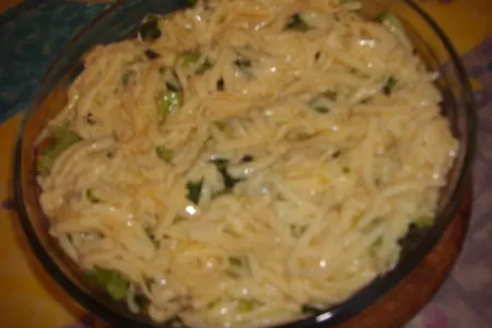 Запеканка из брокколи с чесночным соусом: шаг 4