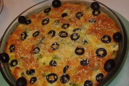 Запеканка из брокколи с чесночным соусом: шаг 6
