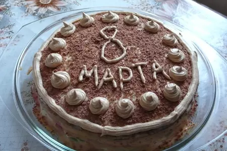 Торт (коржи на кефире): шаг 1