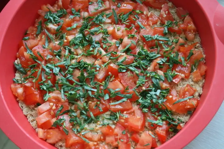 Кельтский пирог (pastai geltaidd) со шпинатом и эстрагоном: шаг 10