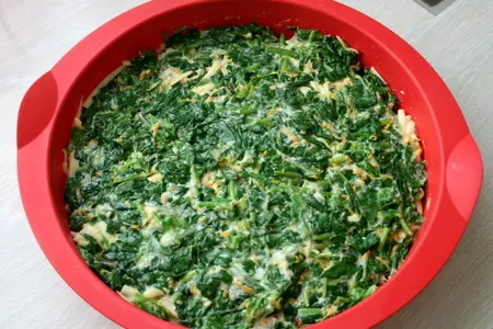 Кельтский пирог (pastai geltaidd) со шпинатом и эстрагоном: шаг 12