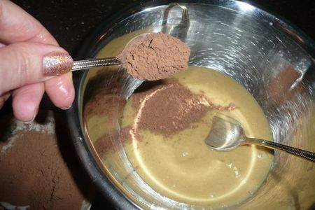 Шоколадно-мраморный кекс: шаг 8