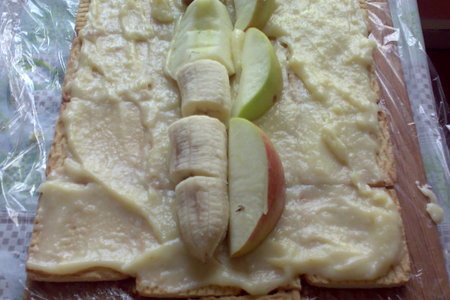 Тортик "фруктовая вкусняшка" (ленивый): шаг 2