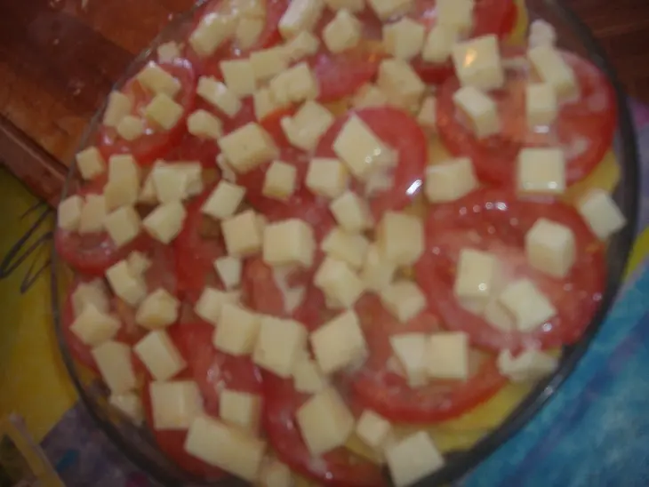 Картофельная запеканка с помидорами и сыром!: шаг 4