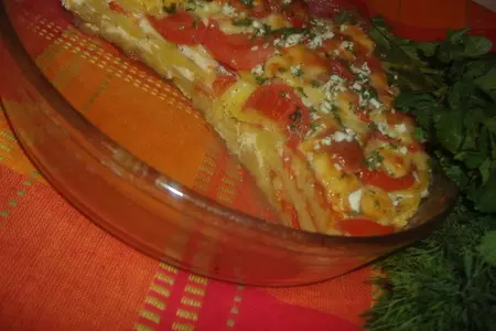 Картофельная запеканка с помидорами и сыром!: шаг 6