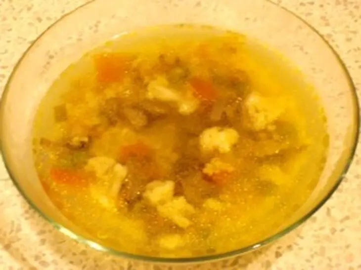 Суп с булгуром и цветной капустой: шаг 5