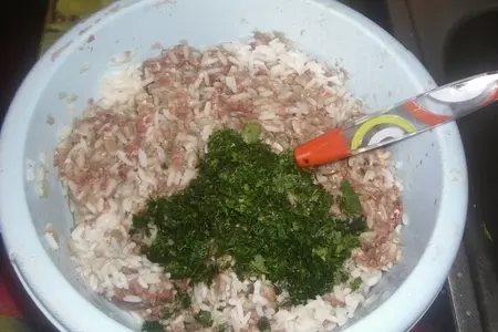 Моя долма с оригинальным соусом))): шаг 3