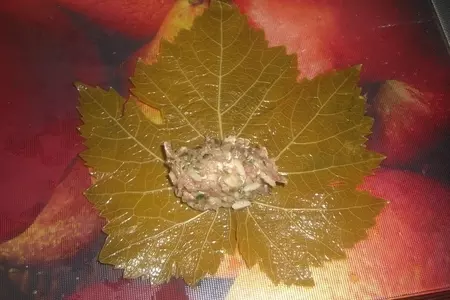 Моя долма с оригинальным соусом))): шаг 4