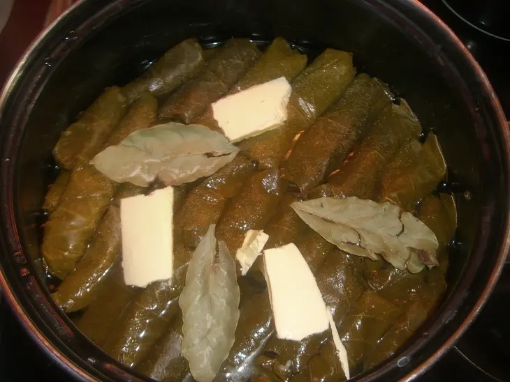Моя долма с оригинальным соусом))): шаг 7