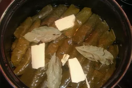 Моя долма с оригинальным соусом))): шаг 7