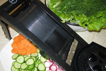 Зелёный салат с тунцом.: шаг 2