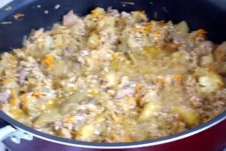 Баклажаны с грибами в ореховом соусе: шаг 7