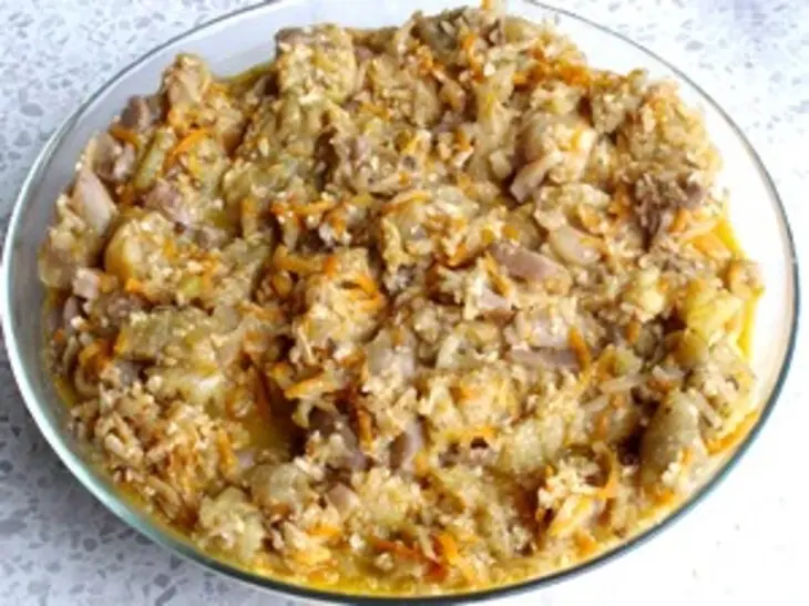 Баклажаны с грибами в ореховом соусе: шаг 8