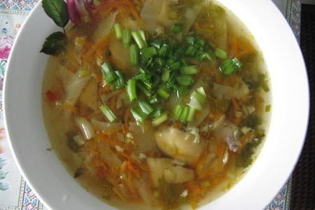 Грибной суп с капустой: шаг 8