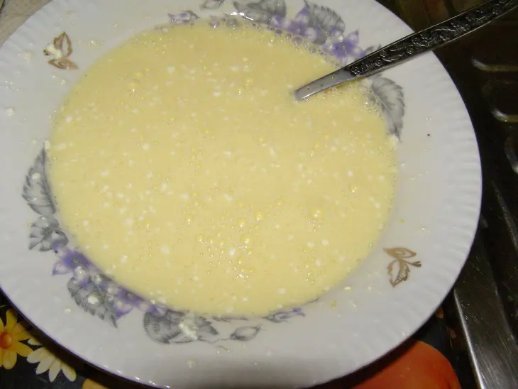 Сладкие гренки на сухом молоке))): шаг 2