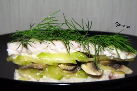 Куриная запеканка с цуккини и шампиньонами: шаг 8