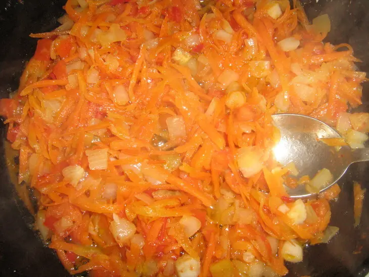 "крабовые" галушки с бульоном.: шаг 2