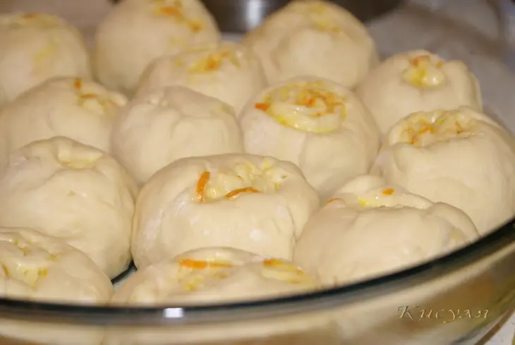 Сдобный картофельно-апельсиновый рулет: шаг 7
