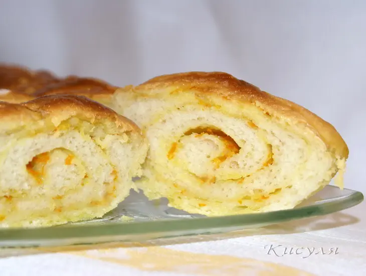 Сдобный картофельно-апельсиновый рулет: шаг 14