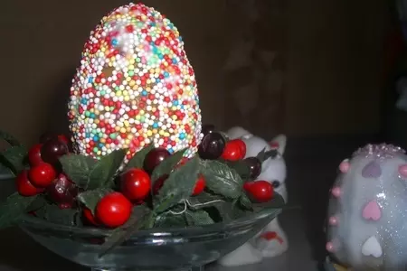 Пасхальные десертные яйца: шаг 3